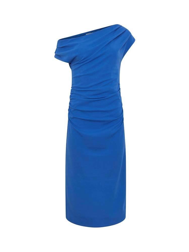 Star by Julien MacDonald Blue Draped Midi Dress - Image 5 of 5