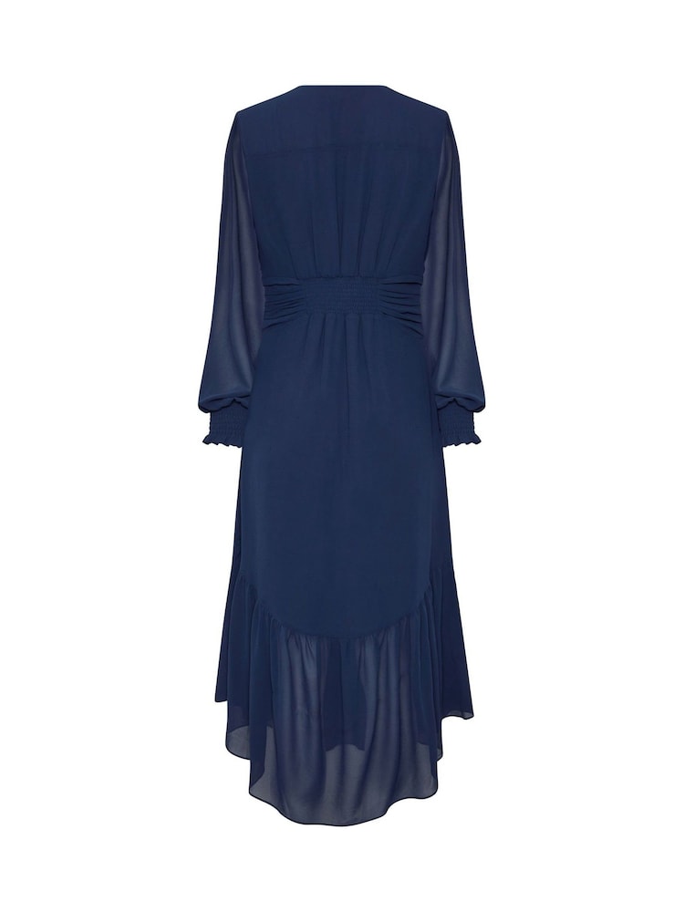 Star by Julien MacDonald Blue Deep V Midaxi Dress - Image 6 of 6 Star by Julien MacDonald Blue Deep V Midaxi Dress - Image 6 of 6