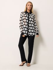 Star by Julien MacDonald Black Polka Dot Print Shirt - Image 2 of 4
