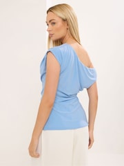 Blue Printed - Star by Julien MacDonald ITY Top - Larawan 3 ng 6