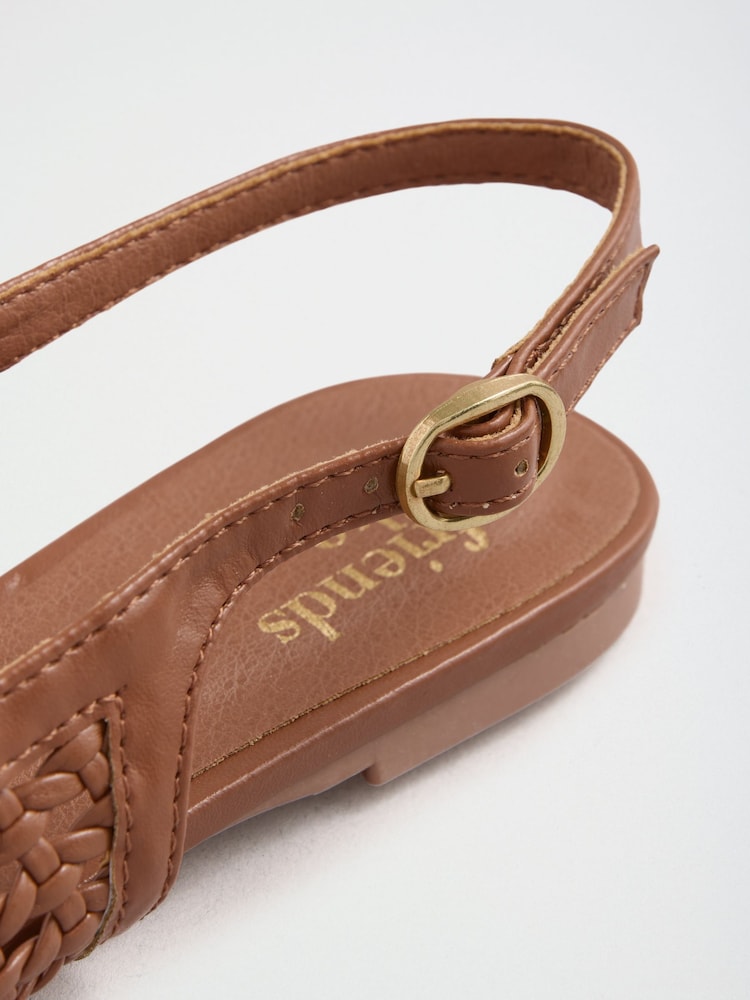 Friends Like These keinonahkaisista kudotuista slingback-ballerina-kengistä - Kuva 5 / 5 Friends Like These keinonahkaisista kudotuista slingback-ballerina-kengistä - Kuva 5 / 5