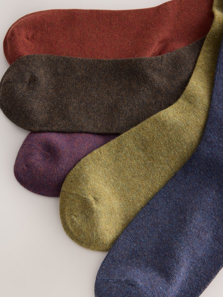 Rich Red/Green Marl Embroidered Lasting Fresh Socks - Image 8 of 8 Rich Red/Green Marl Embroidered Lasting Fresh Socks - Image 8 of 8
