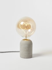 Oliver Bonas Grey Hato E27 150ml 2W Heart LED Light Bulb - Image 1 of 4