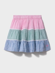 Crew Clothing Green Panelled Ricrac Ribbon Trim Skirt - Image 1 of 3