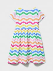 Crew Clothing Pink Everyday Printed Jersey Dress - Image 2 of 3