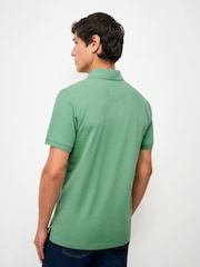 Crew Clothing Light Green Classic Cotton Piqué Polo Shirt - Image 2 of 5