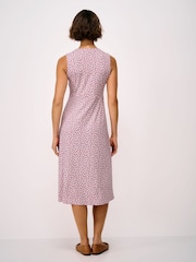 Crew Clothing Pink Alyssa Sleeveless Jersey Dress - Image 3 of 5
