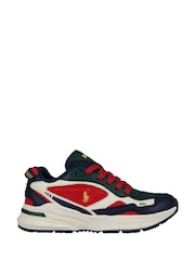 Polo Ralph Lauren Red Trackster 275 Trainers - Image 1 of 10
