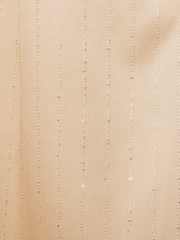 Friends Like These X Mollie King Cream Premium Sequin Pinstripe Wide Leg Trousers - Image 6 of 6