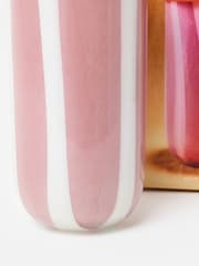 Oliver Bonas Pink Saona Glass Vase - Image 5 of 5