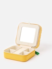Oliver Bonas Yellow Cherries Crochet Jewellery Box - Image 4 of 6