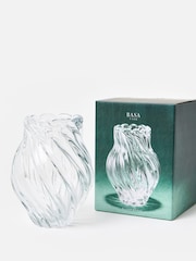 Oliver Bonas Clear Basa Clear Glass Vase - Image 3 of 5
