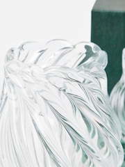 Oliver Bonas Clear Basa Clear Glass Vase - Image 4 of 5