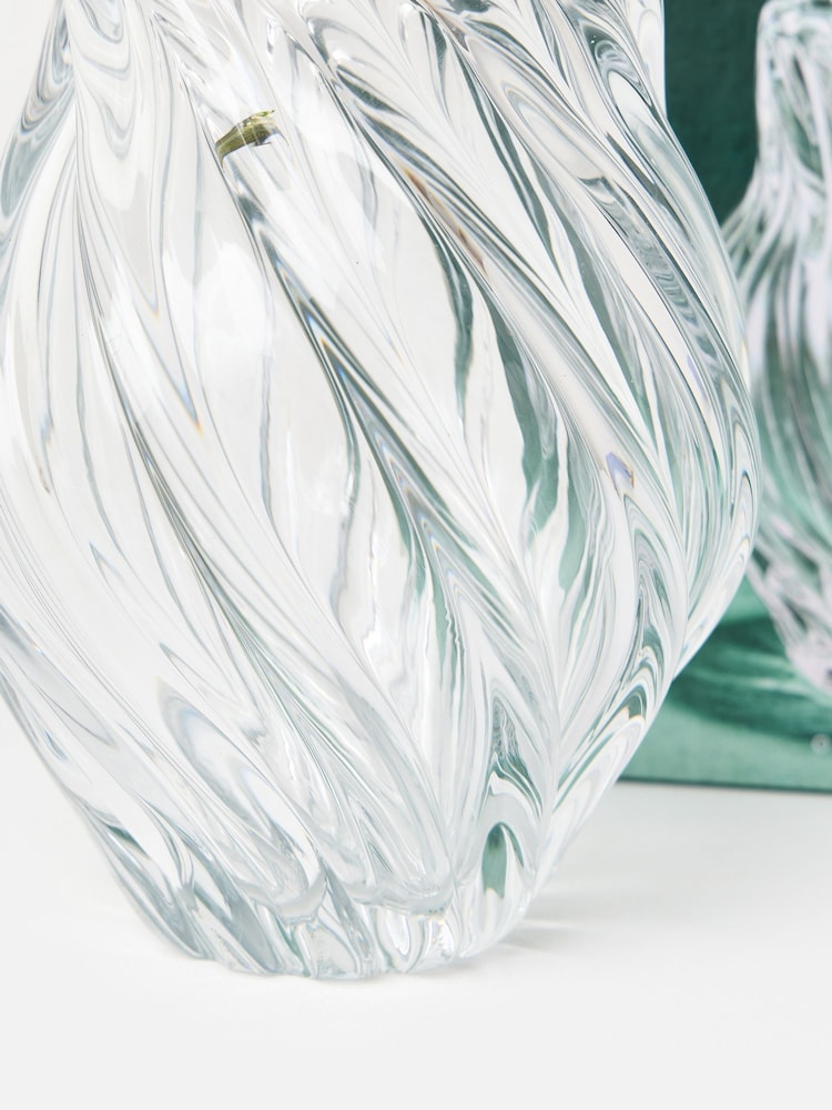 Oliver Bonas Clear Basa Clear Glass Vase - Image 5 of 5