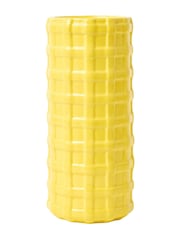 Oliver Bonas Yellow Woven Ceramic Vase - Image 4 of 4