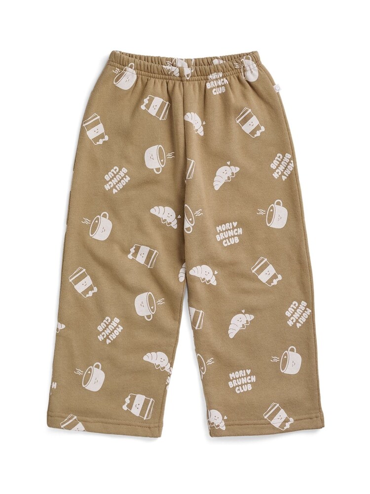 MORI Cream Brunch Club Wide Leg Joggers - Image 3 of 3