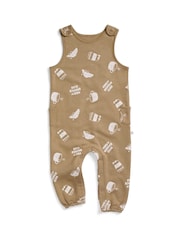 MORI Cream Brunch Club Oversized Dungarees - Image 2 of 3