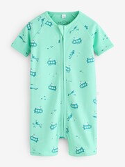 MORI Submarine Sleep Summer Zip Up Romper - Imagen 1 de 1