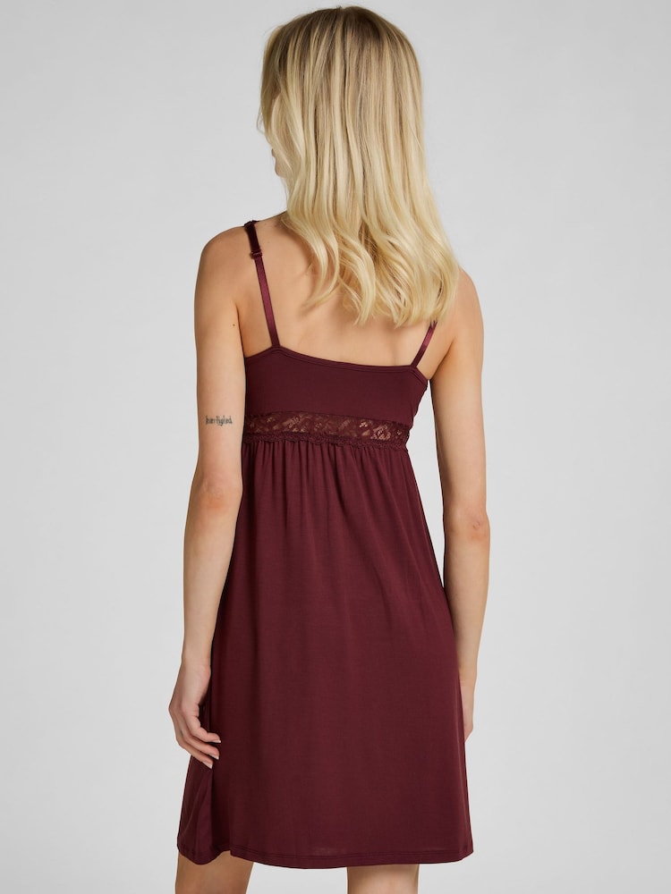 Hunkemoller Red Jersey Slip Dress - Image 2 of 5