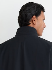 Marineblauw - Reiss Hilson Hybrid Bodywarmer-Insert Overjas met Afneembare Capuchon - Afbeelding 11 van 12