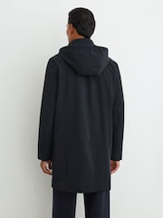 Marina de guerra - Reiss Hilson Hybrid Gilet-Insert Overcoat with Detachable Hood - Imagen 6 de 8