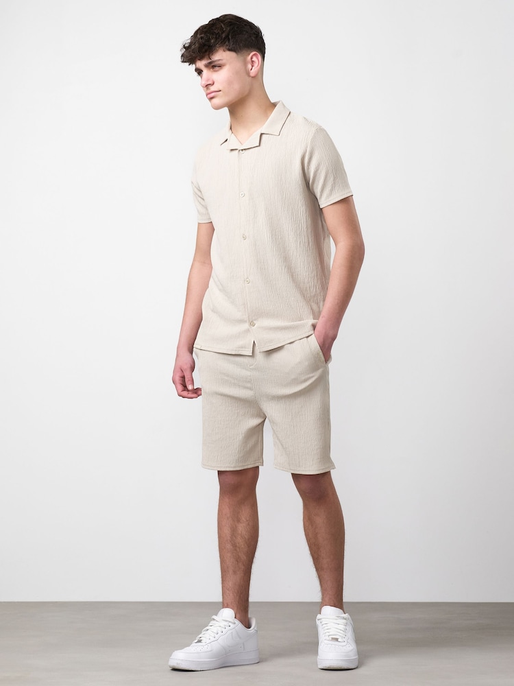 Gym King Grey Junior Signature Woven Shorts - Image 1 of 3