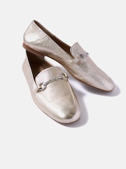 金色 - Mint Velvet Camille Loafers - 圖片 3/5