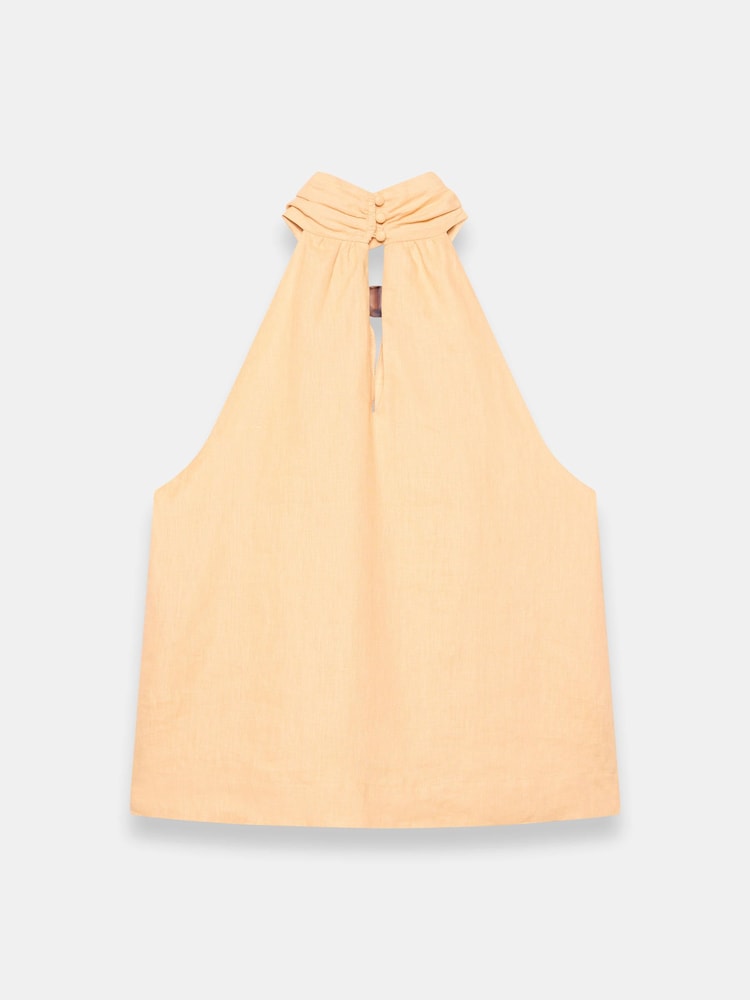 Mint Velvet Yellow Linen Halter Top - Image 8 of 8 Mint Velvet Yellow Linen Halter Top - Image 8 of 8