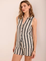 Mint Velvet Stripe Beach Shorts Set - 圖片 3/8