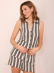 Mint Velvet Stripe Beach Shorts Set - 圖片 5/8