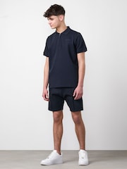 أزرق - Gym King Junior Portals Texture Shorts - Image 1 of 3