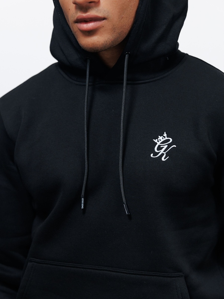 Gym King Black Fundamental Fleece Hoodie - Image 4 of 4 Gym King Black Fundamental Fleece Hoodie - Image 4 of 4