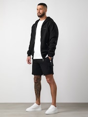 Gym King Black Linear Travel Full Zip Hoodie - Image 1 of 3