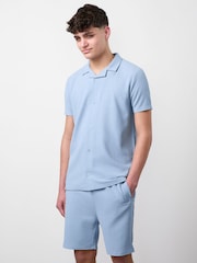Gym King Blue Junior Signature Woven Shirt - Image 3 of 3