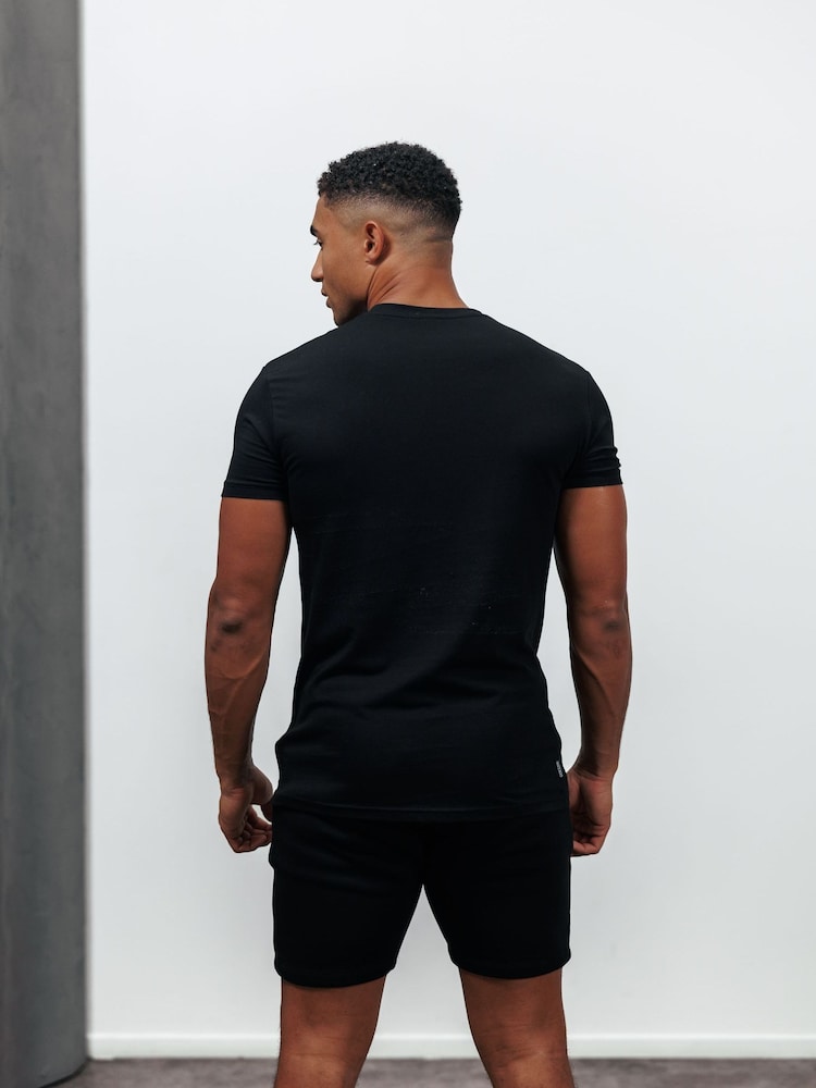 Gym King Black Fundamental Jersey T-Shirt - Image 2 of 4 Gym King Black Fundamental Jersey T-Shirt - Image 2 of 4