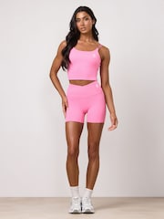 Gym King Pink 365 5" Wrap Over Shorts - Image 1 of 3