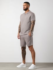 رمادي - قميص بولو من جيم كينج بورتالز - صورة 1 من 4