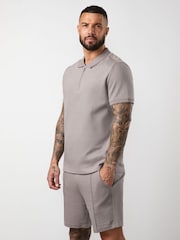 رمادي - قميص بولو من جيم كينج بورتالز - صورة 3 من 4