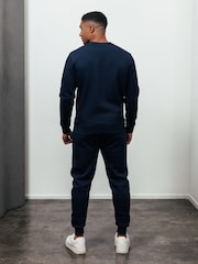 Gym King Blue Fundamental Fleece Crew - Image 2 of 4