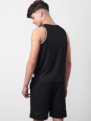 Gym King Black Mini Brooklyn Mesh Vest - Image 2 of 3