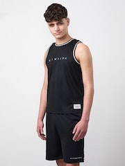 Gym King Black Mini Brooklyn Mesh Vest - Image 3 of 3