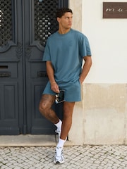 Gym King Grey Roam Washed Shorts - Image 1 of 3