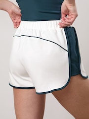 Gym King White Heritage Track Shorts - Image 4 of 4