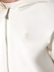 Gym King White Junior Victory Boxy Full Zip Hoodie - Image 4 of 4