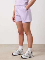 Gym King Purple Junior 365 Fleece Shorts - Image 3 of 3