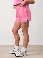 Gym King Pink Junior 365 Fleece Shorts - Image 3 of 3