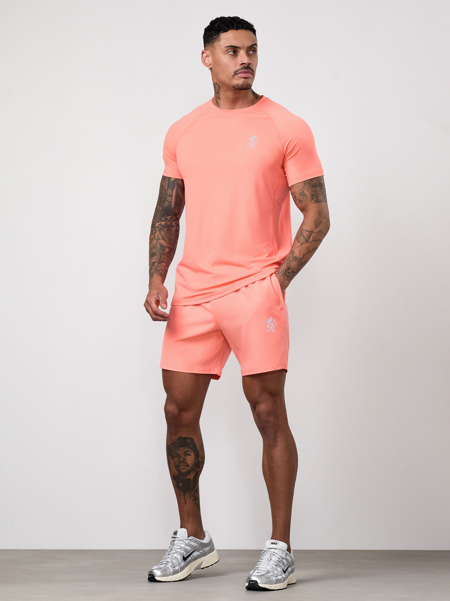 Gym King Men's Orange Energy Shorts - Image 1