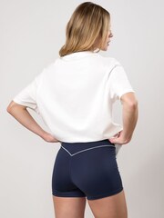 Gym King White Heritage Jersey Boyfriend T-Shirt - Image 2 of 4