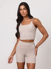 Gym King Taupe Brown 365 Long Line Tank Top - Image 2 of 3