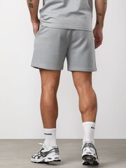 Gym King Grey Heritage Crest Loopback Shorts - Image 3 of 4